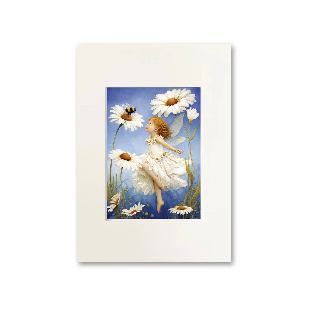 Art Print in A4 Mount - Flower Fairies - Daisy