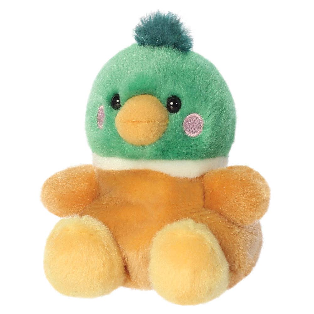 Palm Pals Puddles Mallard Duck Soft Toy