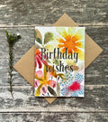 Plantable  Seed Paper Birthday Card, Blank Inside