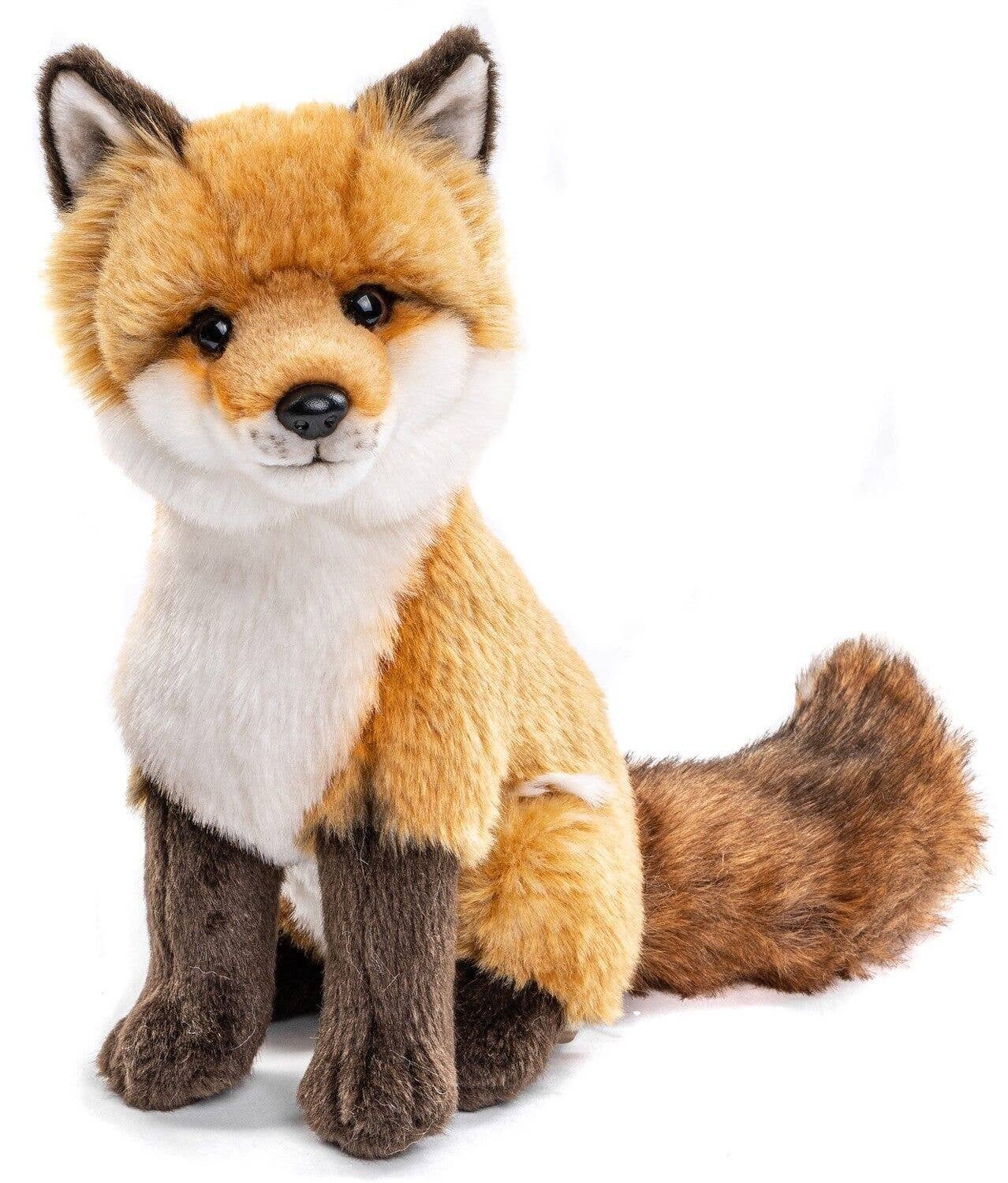 Classic red fox - 27 cm (height) - cuddly/plush toy