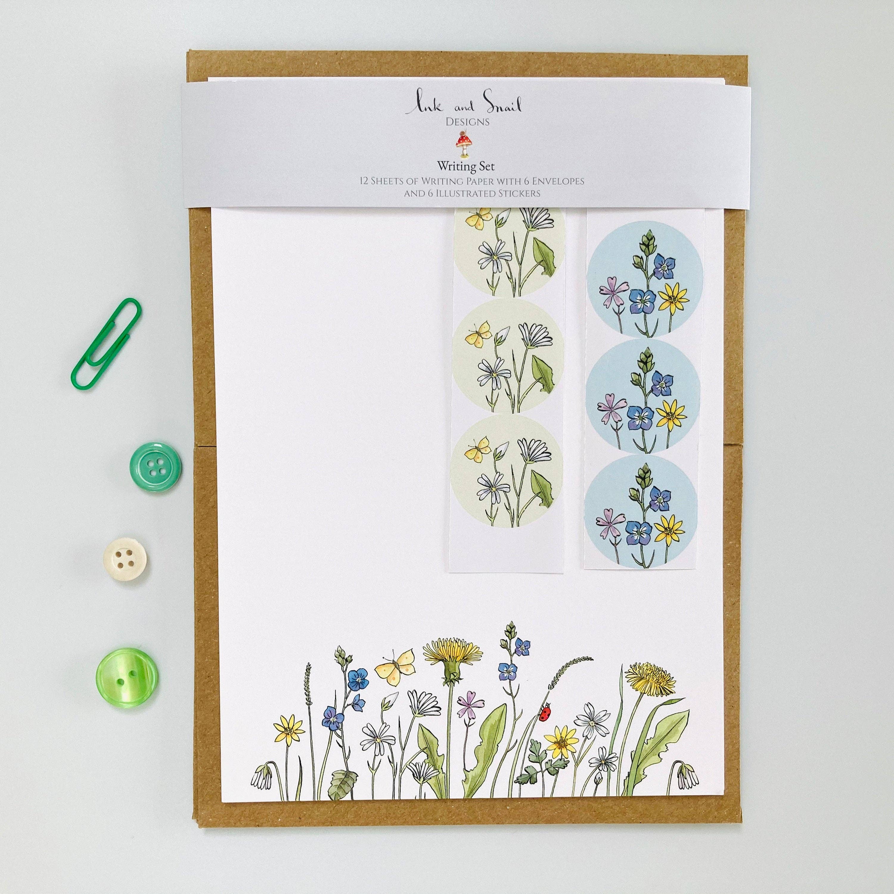 Writing Set - Wild Flowers