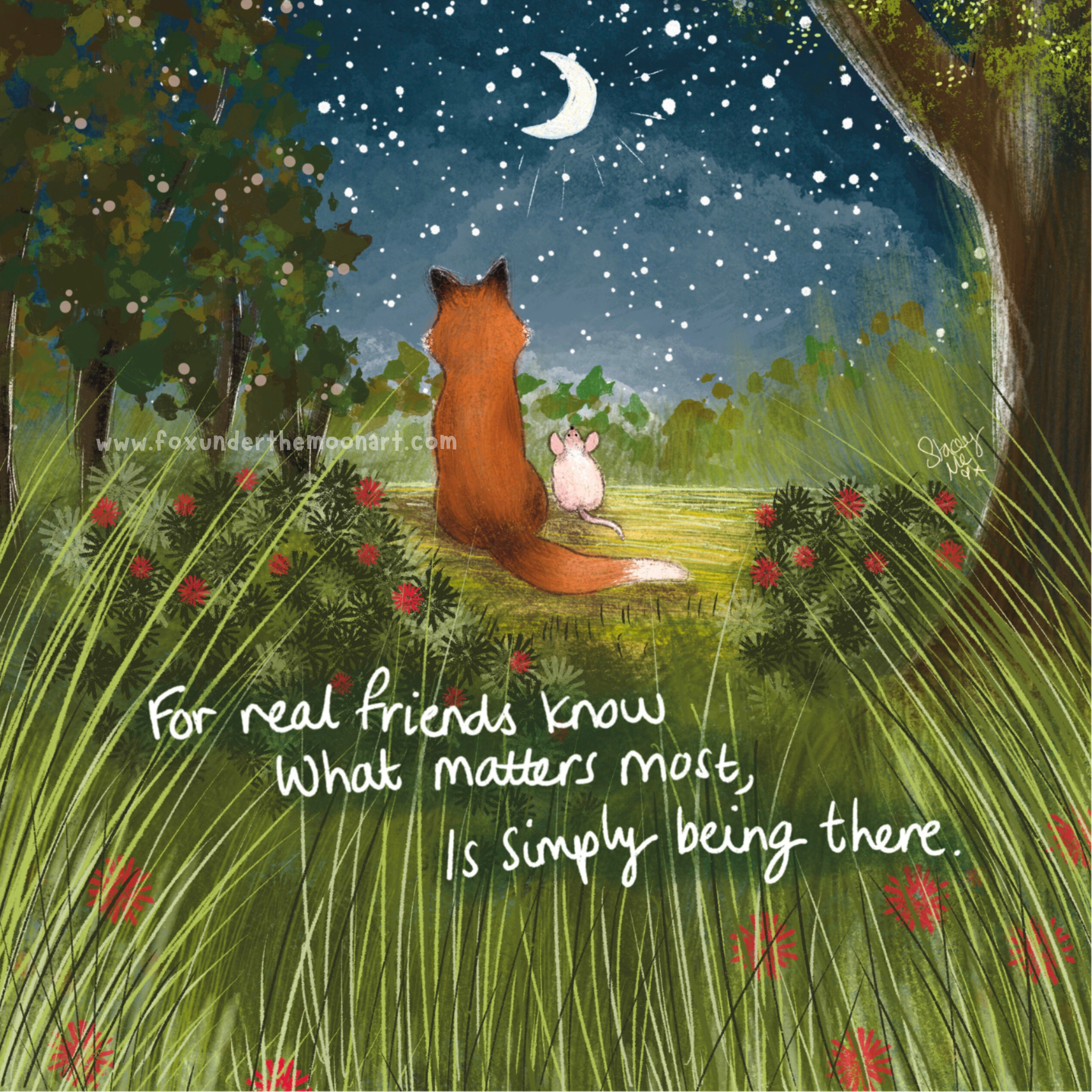 A4 Art Print ~ Being There