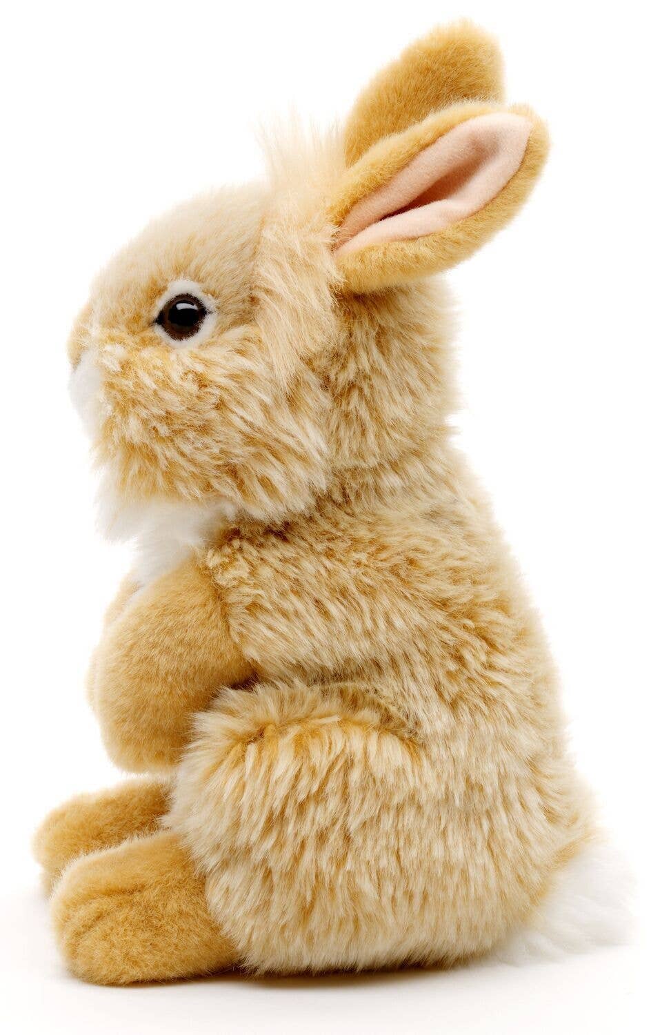 Angora rabbit, standing (beige) - cuddly/plush toy