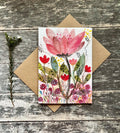 Plantable  Seed Paper Birthday Card, Blank Inside