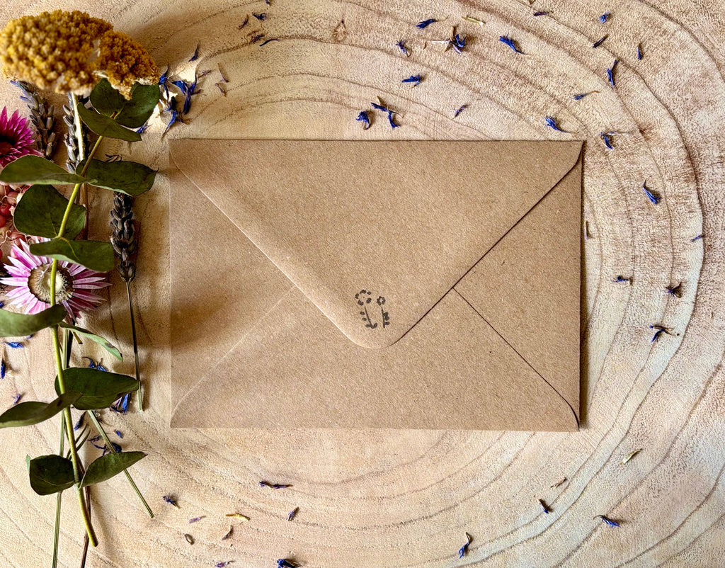 Plantable Seed Paper Thank You Card, Blank Inside