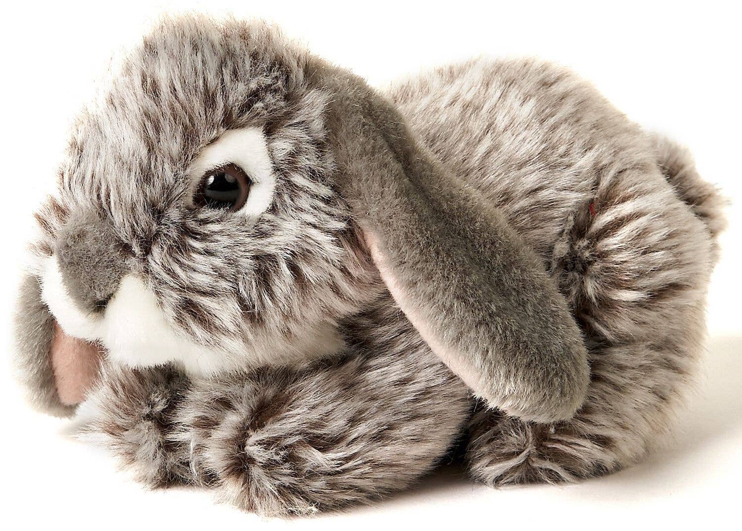 Aries rabbit, lying down (grey) - cuddly/plush toy