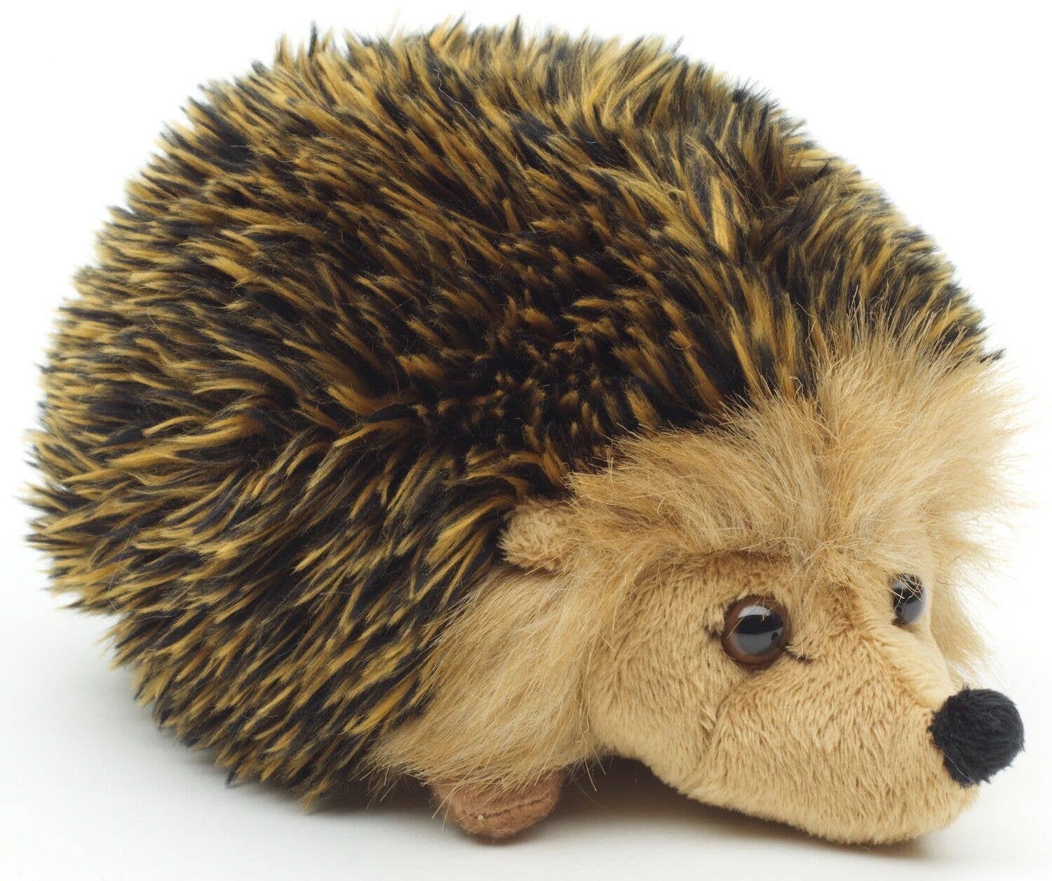 Hedgehog (gold-brown) - 15 cm (length) - cuddly/plush toy