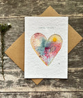 Plantable  Seed Paper, Sending you Love Card