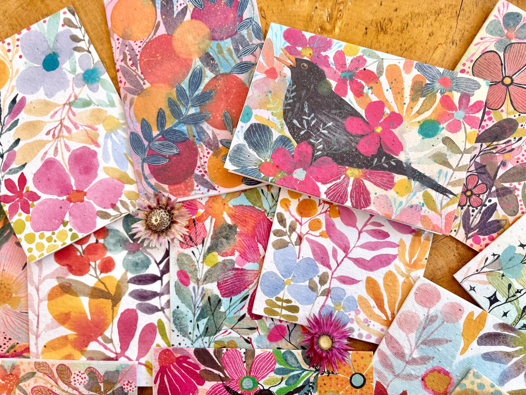Plantable  Seed Paper Nan Birthday Card, Blank Inside,