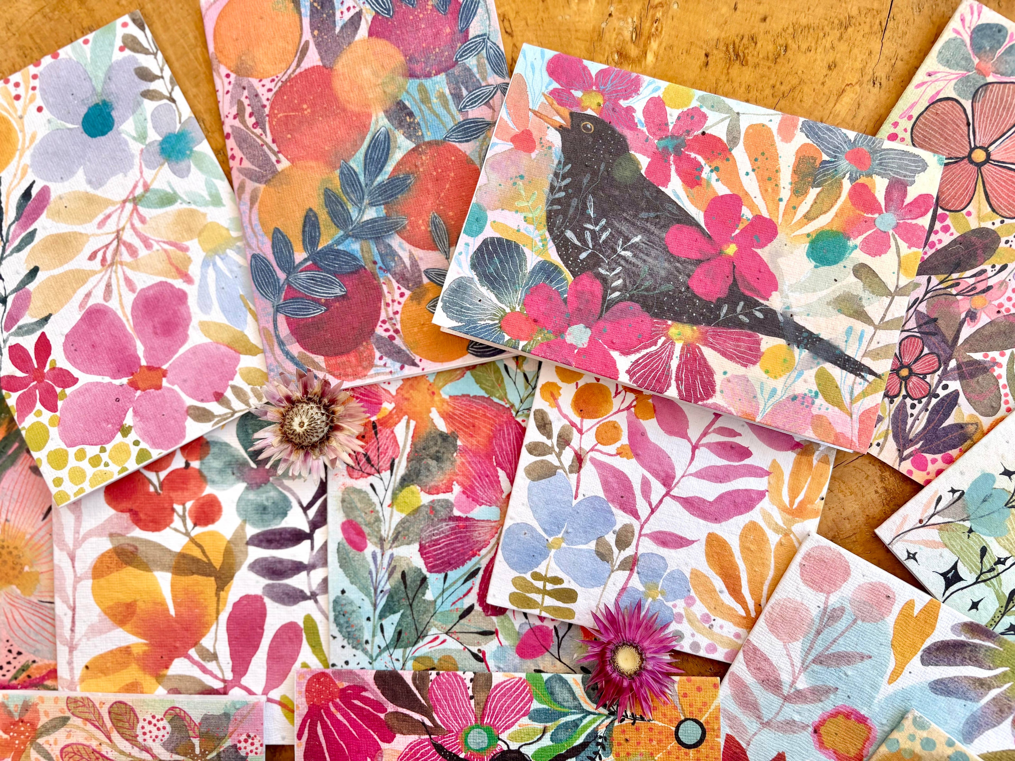 Plantable  Seed Paper Nan Birthday Card, Blank Inside,