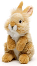 Angora rabbit, standing (beige) - cuddly/plush toy