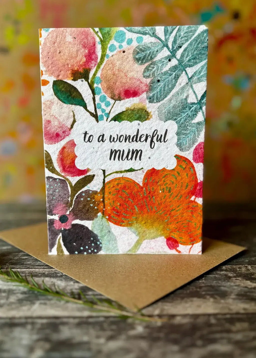 To A Wonderful Mum Card – Plantable Mother’s Day Seed Paper