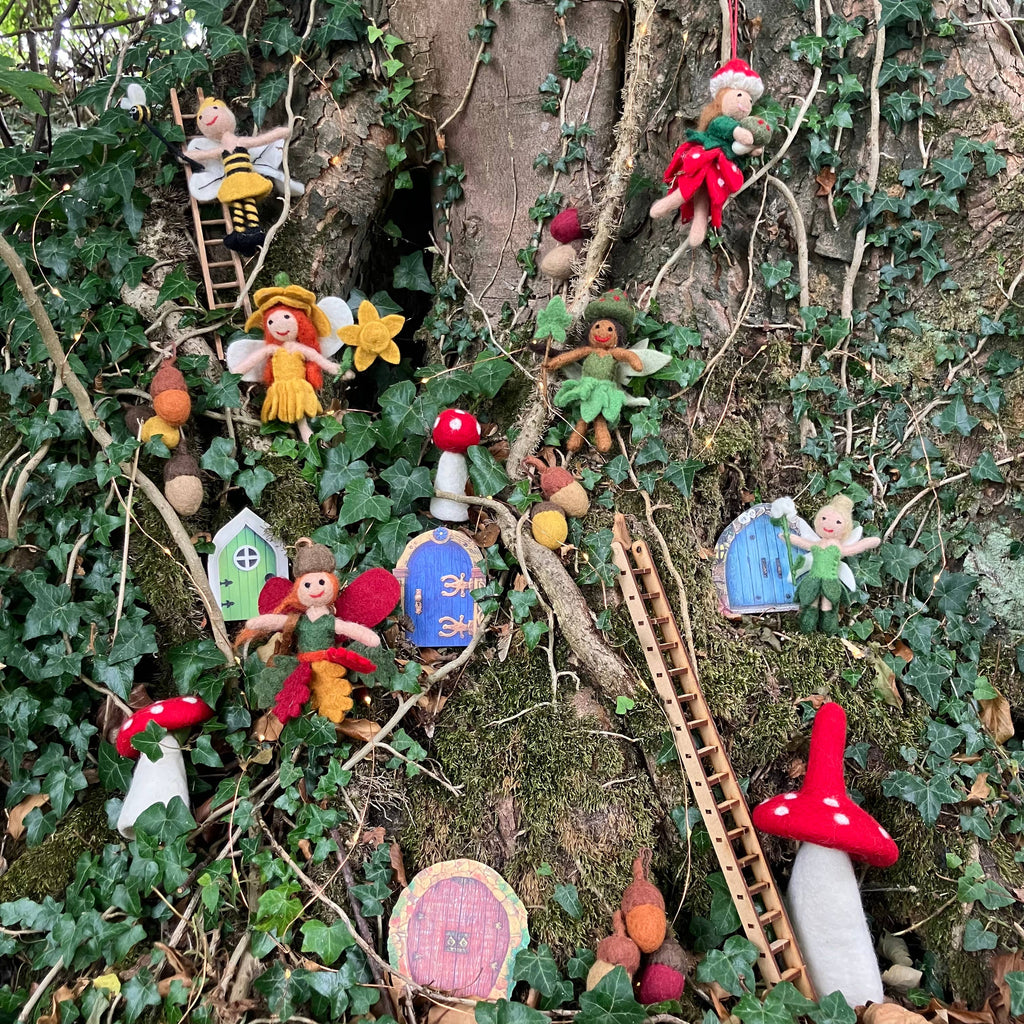 Handmade Felt Trixy the Garden Fairy Decoration