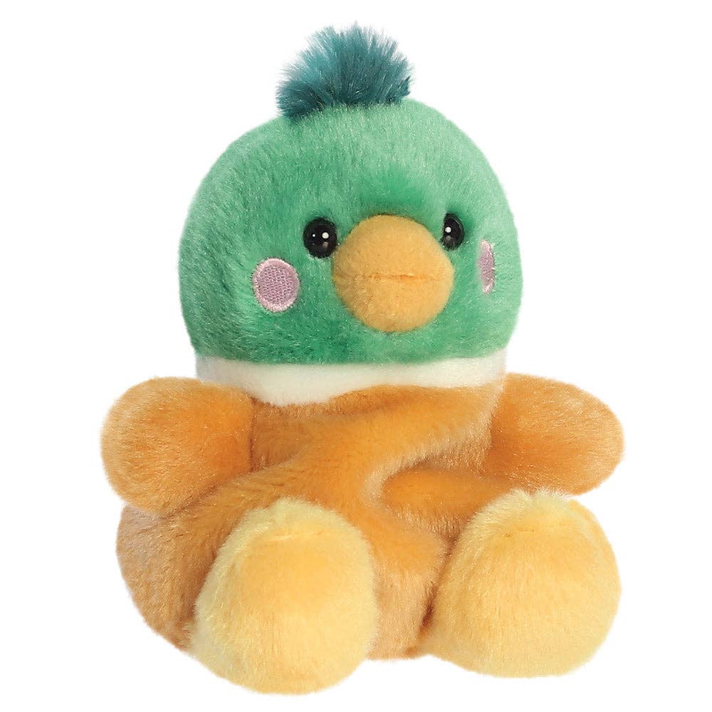 Palm Pals Puddles Mallard Duck Soft Toy