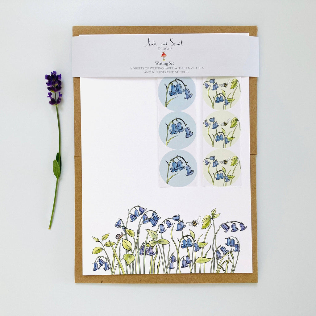 Writing Set - Bluebells