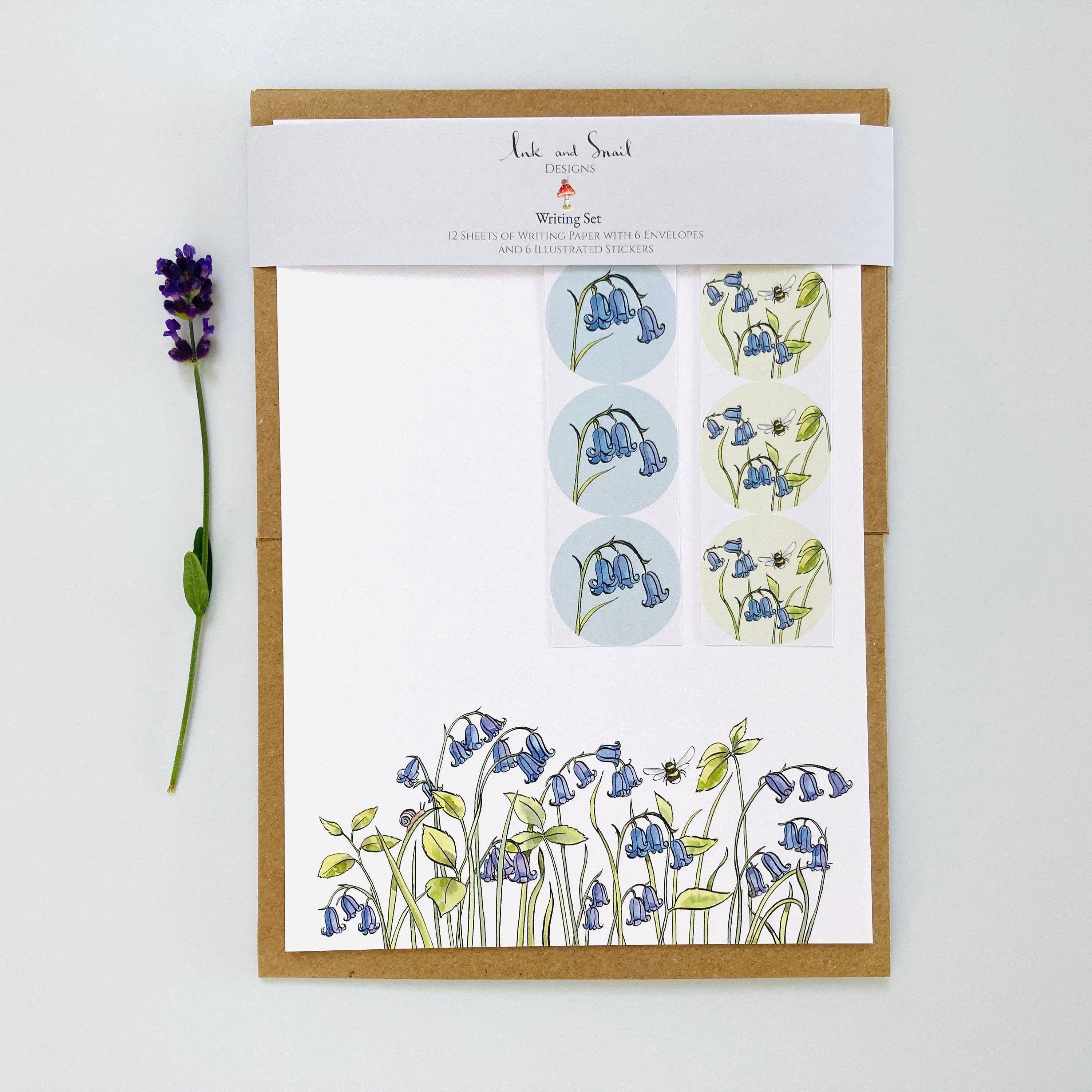 Writing Set - Bluebells