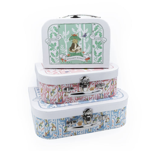 Beatrix Potter Children’s Triple Carry Case Set - Official 3-Piece Storage & Travel Cases