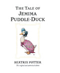 TALE OF JEMIMA PUDDLE DUCK (CENTENARY ED WHITE) (HB)