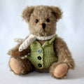 Furse- Traditional jointed mohair teddy bear, waistcoat