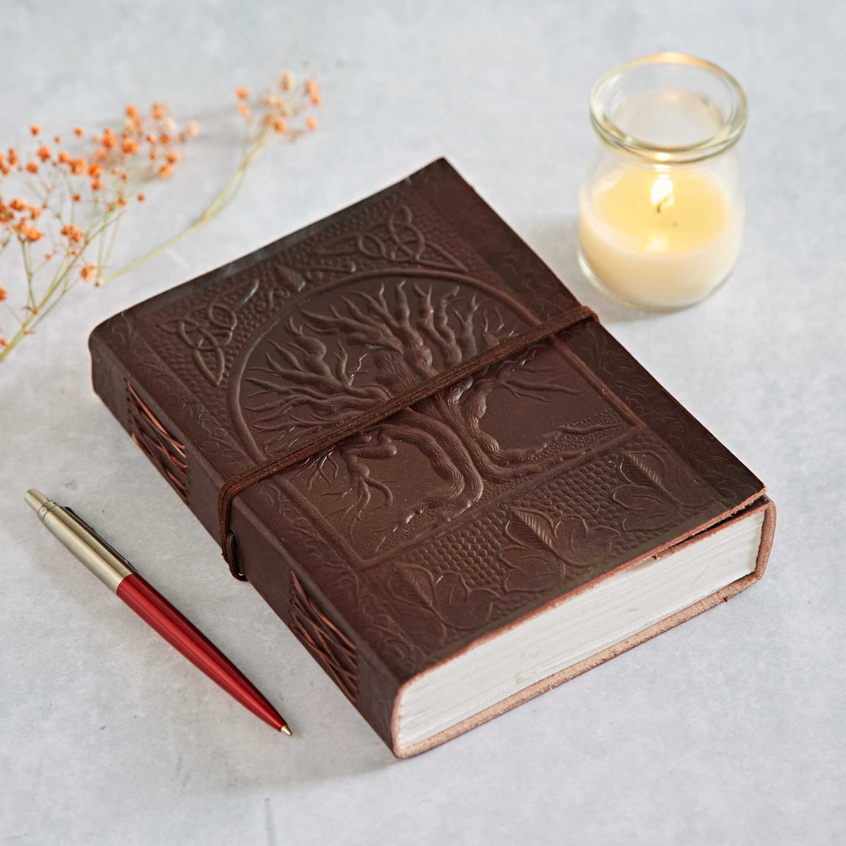 Tree Of Life Leather Journal