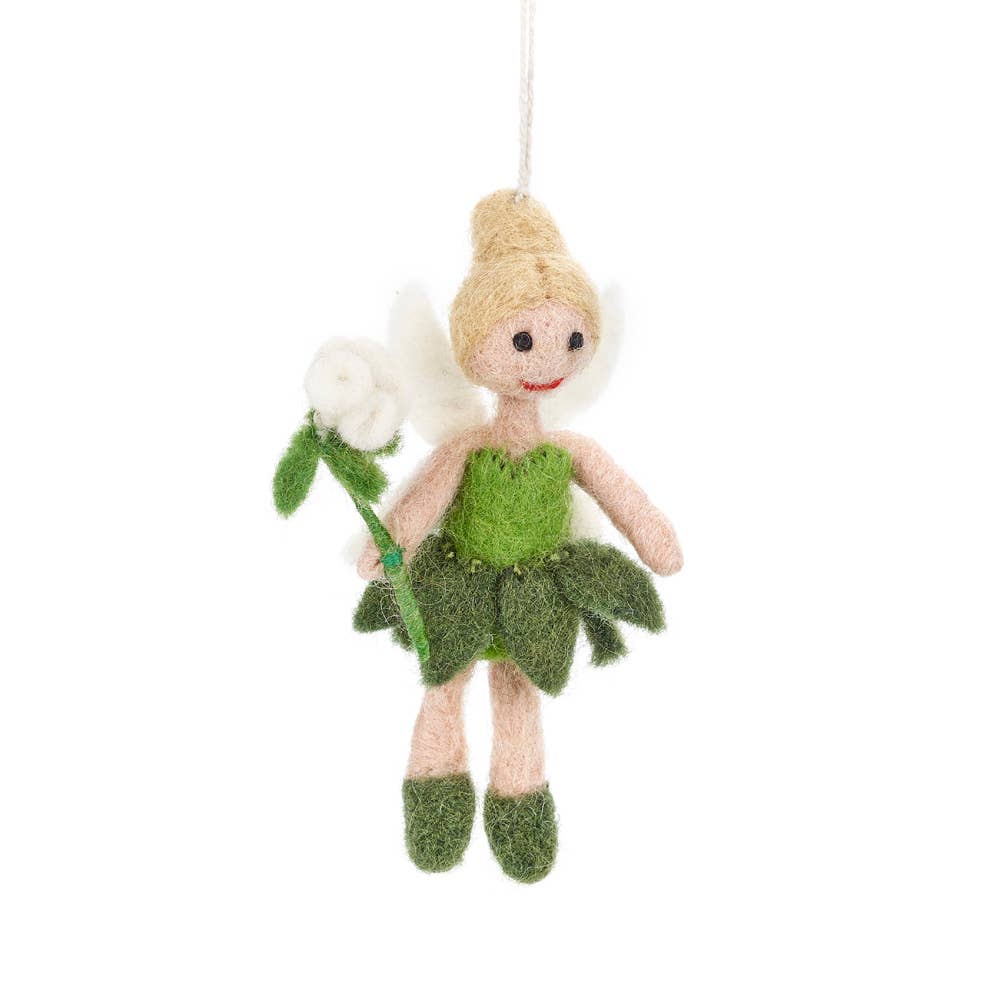 Handmade Felt Trixy the Garden Fairy Decoration