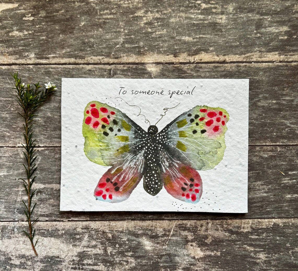 Plantable Seed Paper Birthday Card, Blank Inside