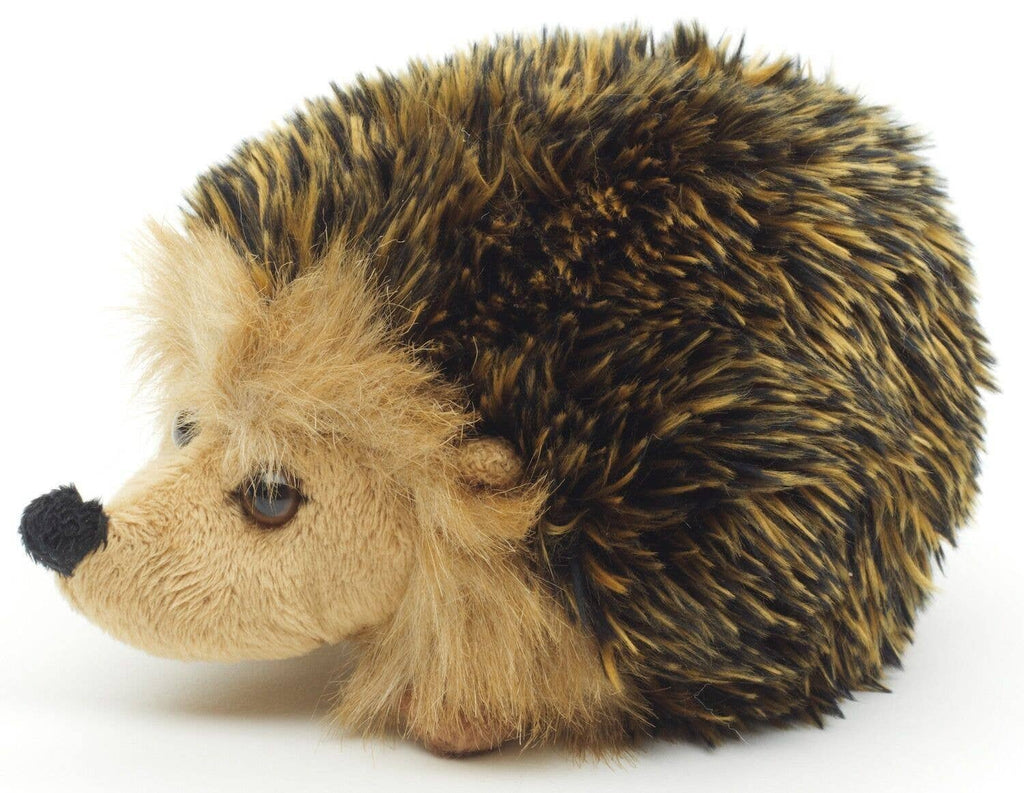 Hedgehog (gold-brown) - 15 cm (length) - cuddly/plush toy