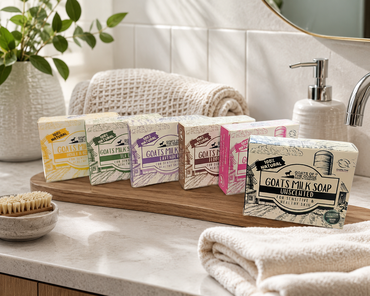 Goats Milk Soap Bar (Teddy Shape)  100% NATURAL