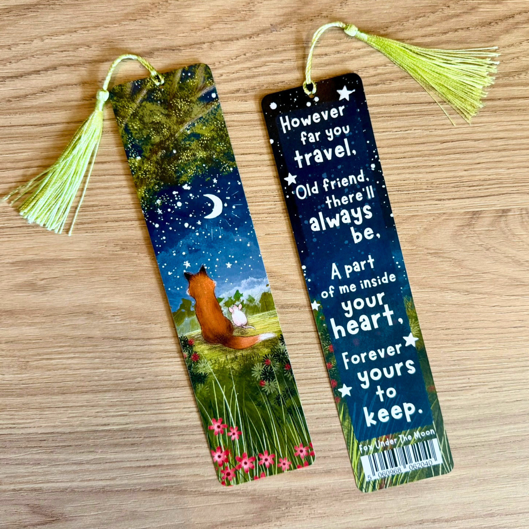 Bookmark with tassel: Yours To Keep
