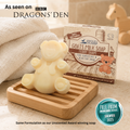 Goats Milk Soap Bar (Teddy Shape)  100% NATURAL