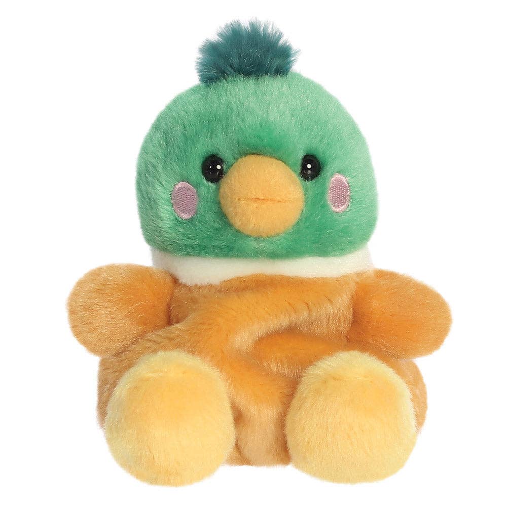 Palm Pals Puddles Mallard Duck Soft Toy
