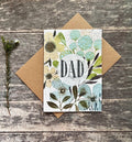 Plantable  Seed Paper Dad Birthday Card, Blank Inside