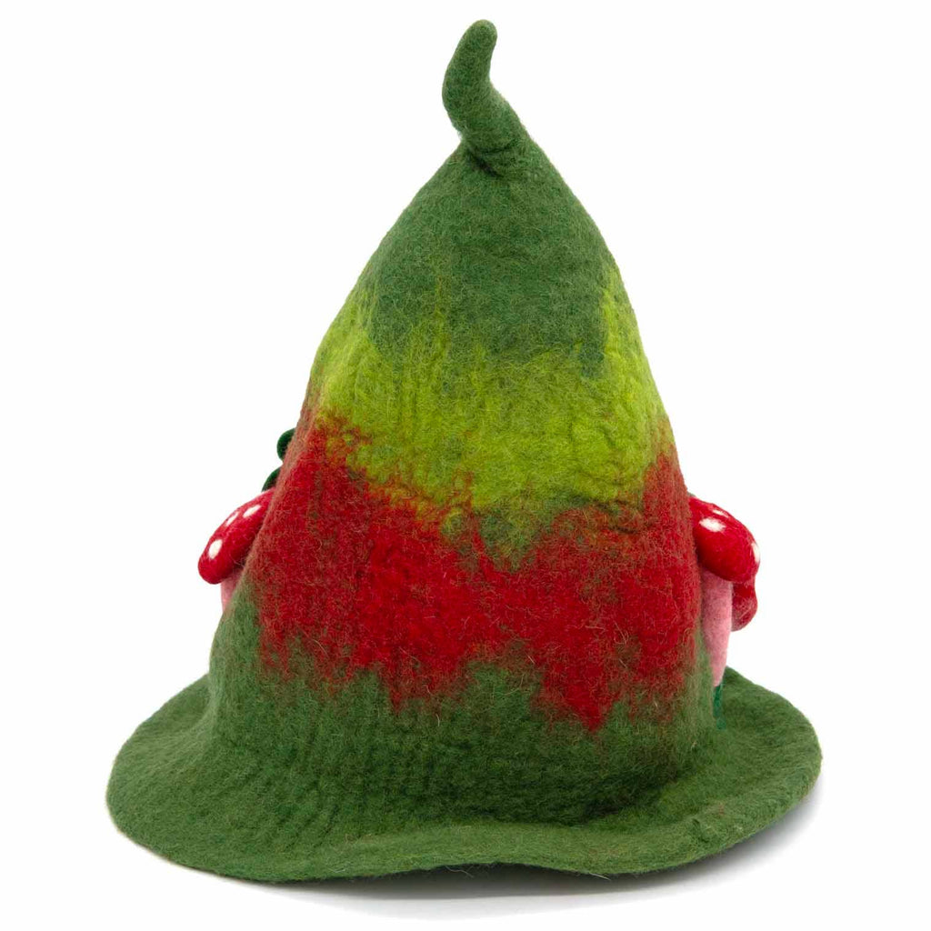 Woodland Witch Felt Hat: Green