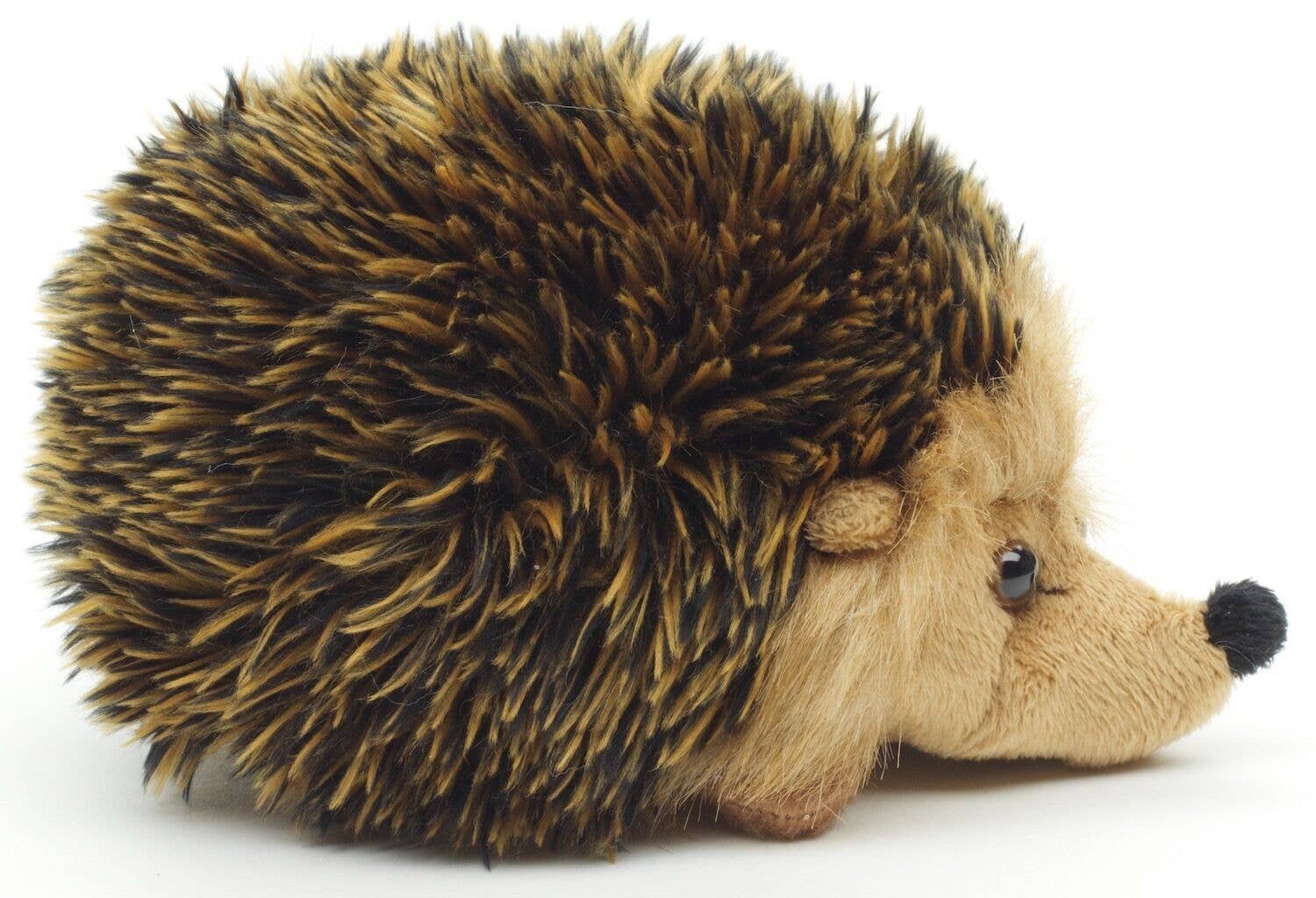 Hedgehog (gold-brown) - 15 cm (length) - cuddly/plush toy