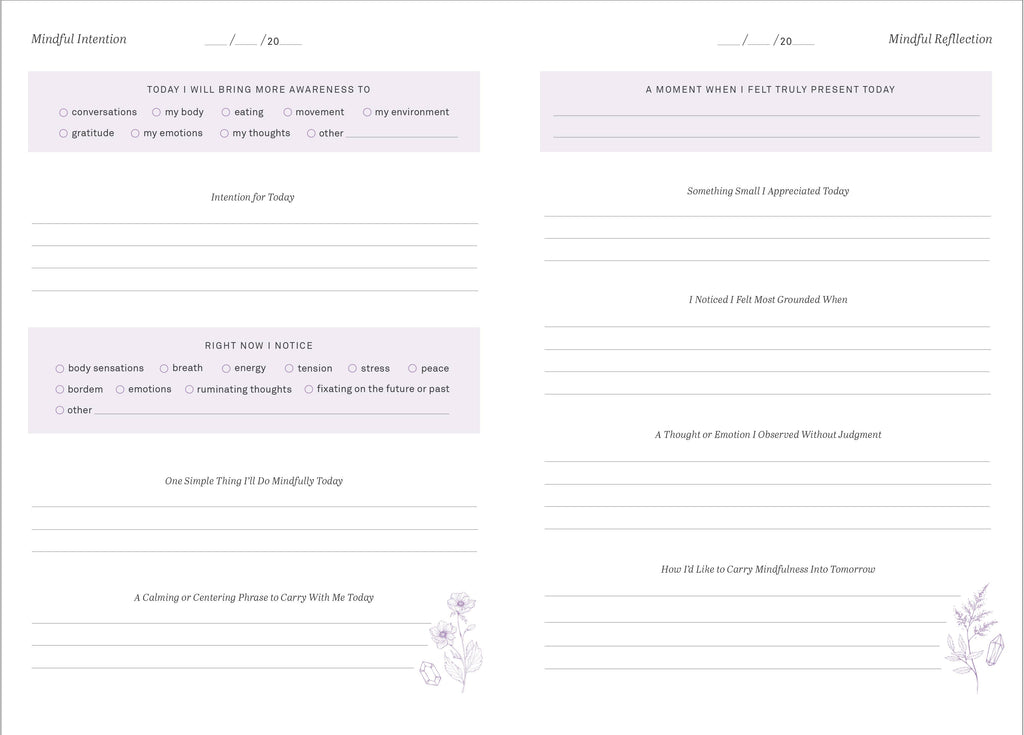 Mindfulness: A Five-Minute Guided Journal